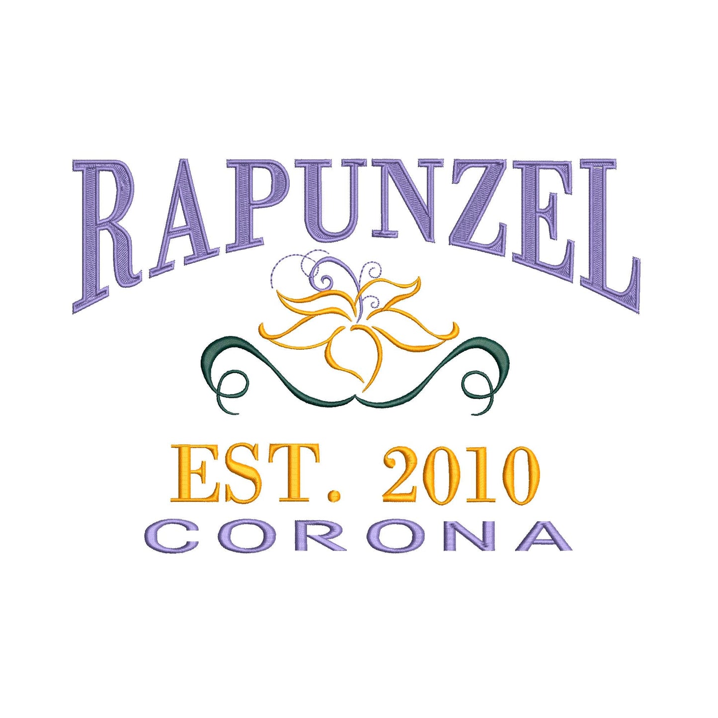 Rapunzel Machine Embroidery. Established 2010.