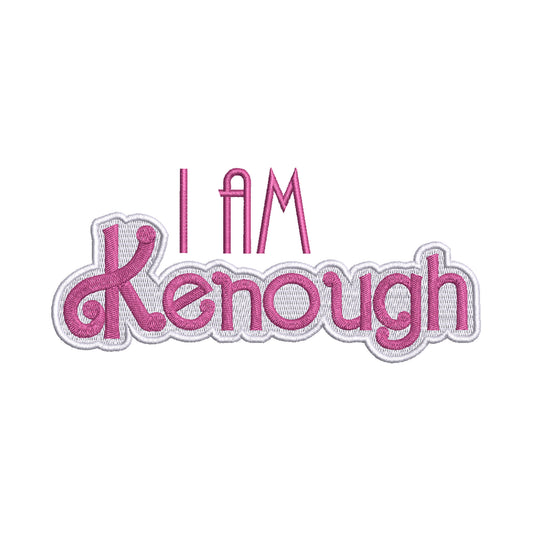 Kenough Barbie Machine Embroidery Design.