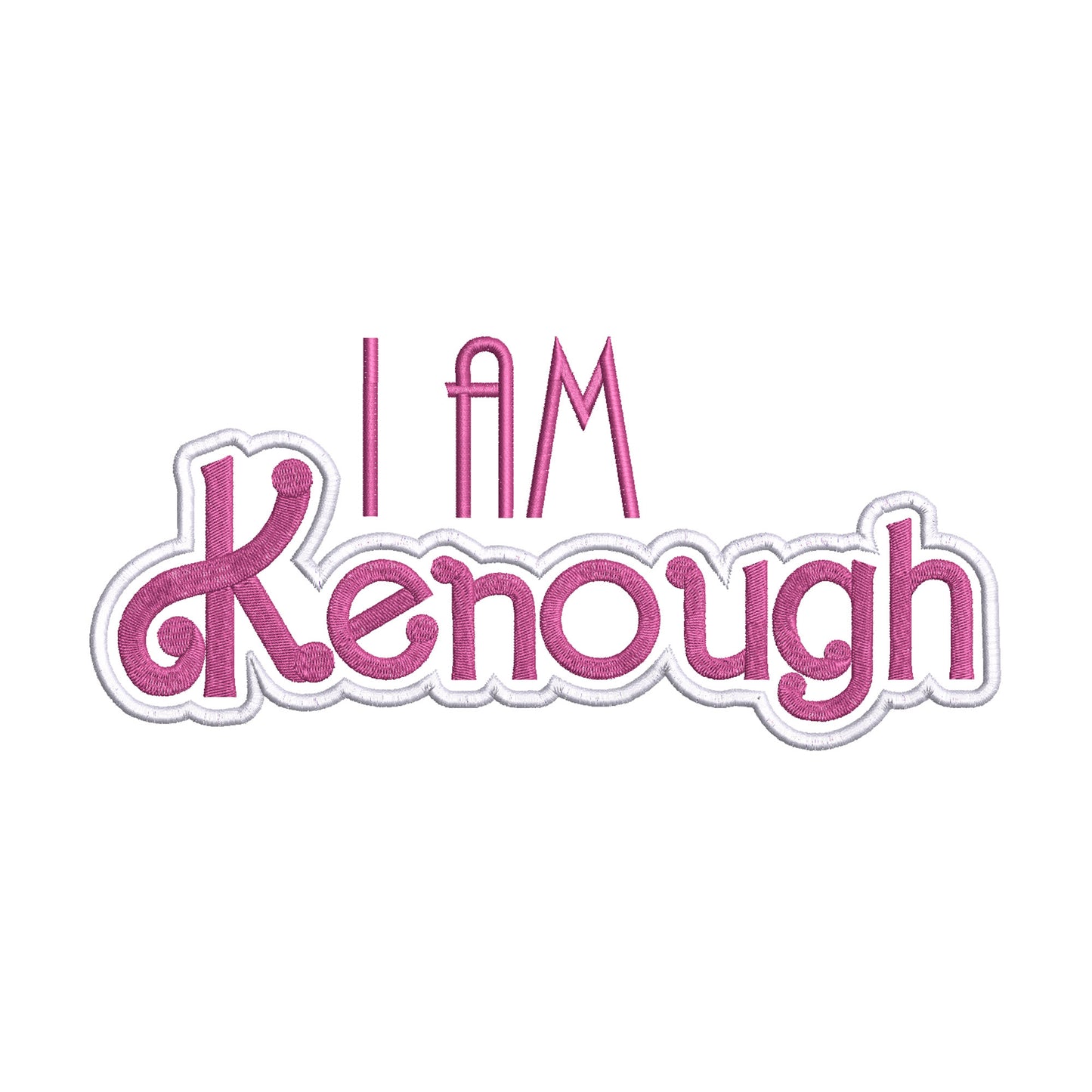 Kenough Barbie Machine Embroidery Design.