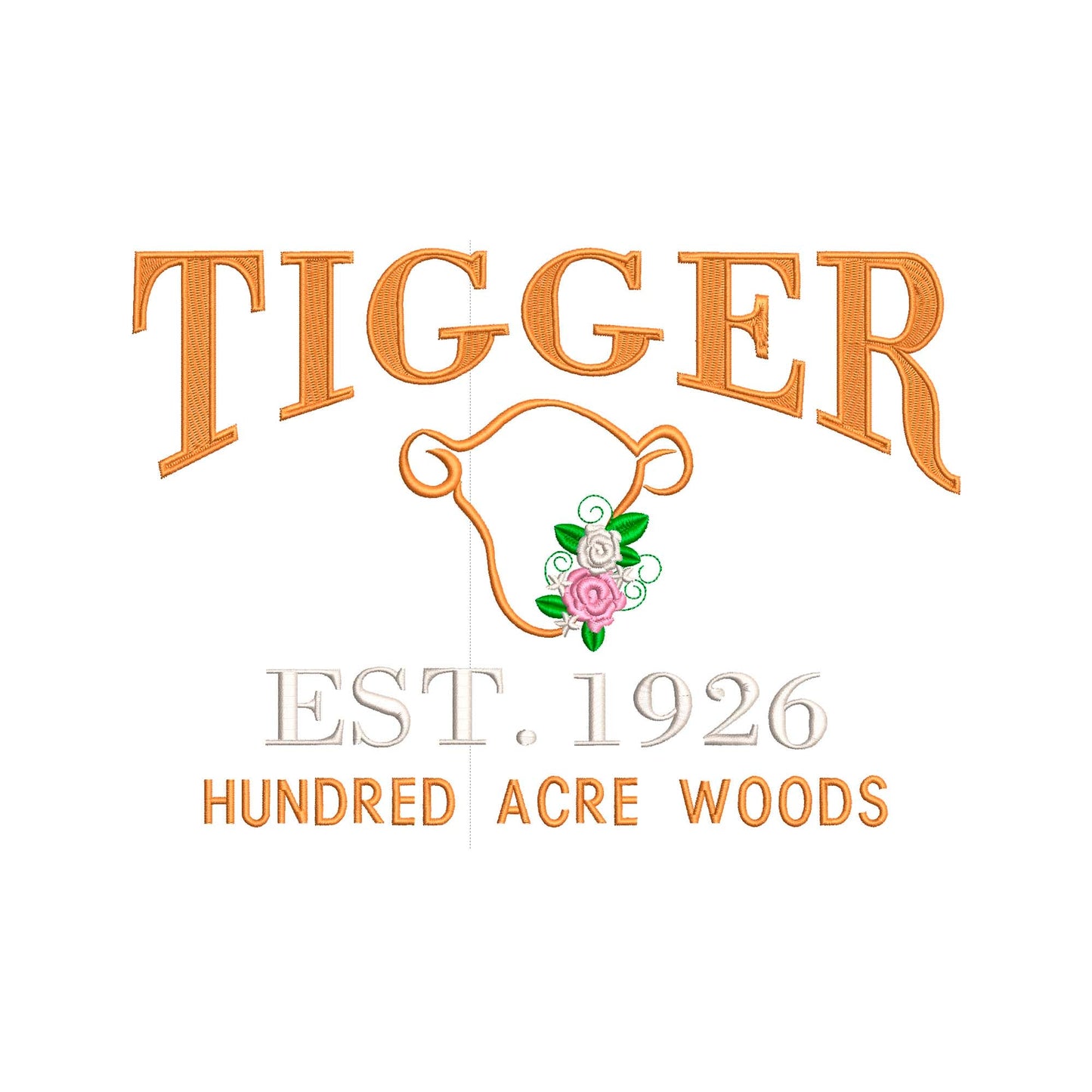 Tigger Machine Embroidery. Established 1926.