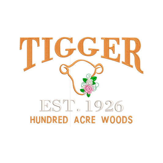 Tigger Machine Embroidery. Established 1926.